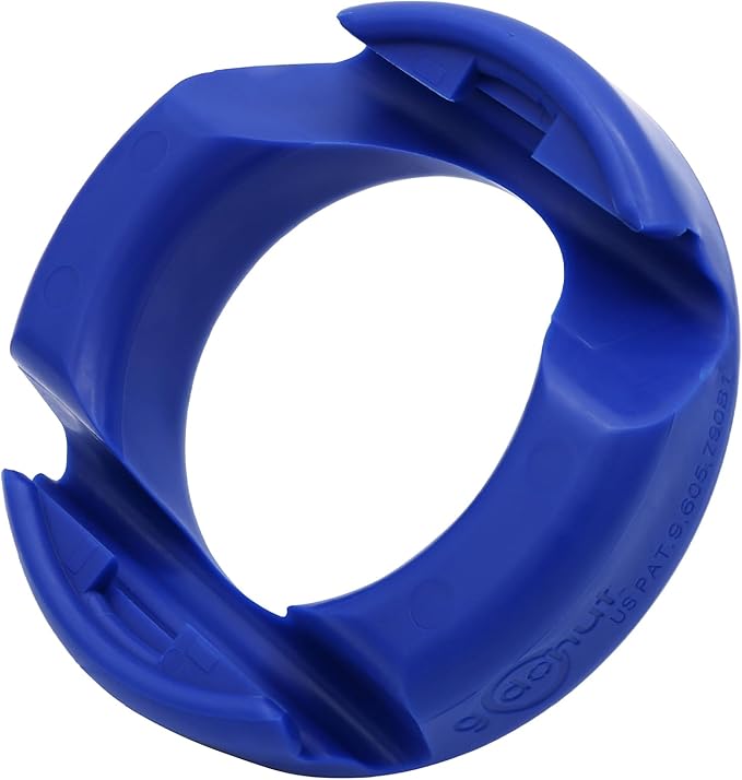 GoDonut Original – Phone and Tablet Stand – Compatible with Devices UP to 0.5" Thick Including Protective Cases - for use at Work, at Home, Travel and on-the-go - Blue