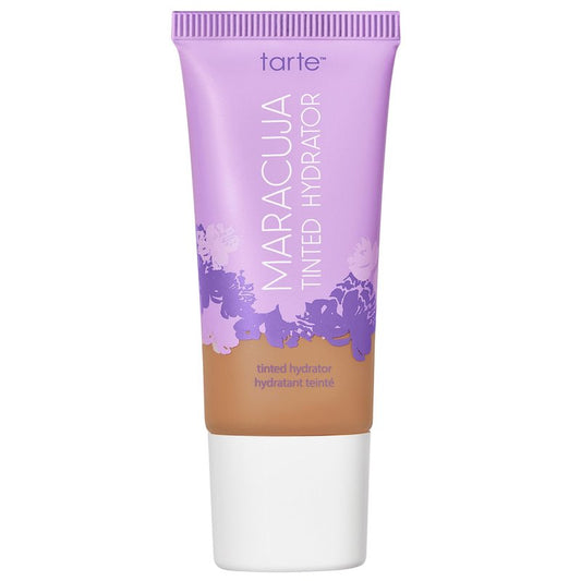 tarte maracuja tinted moisturizer – Lightweight Sheer Foundation with Buildable Longwear Coverage, Hyaluronic Acid for Hydrated Skin, Vegan & Cruelty-Free, full size, 34H medium honey