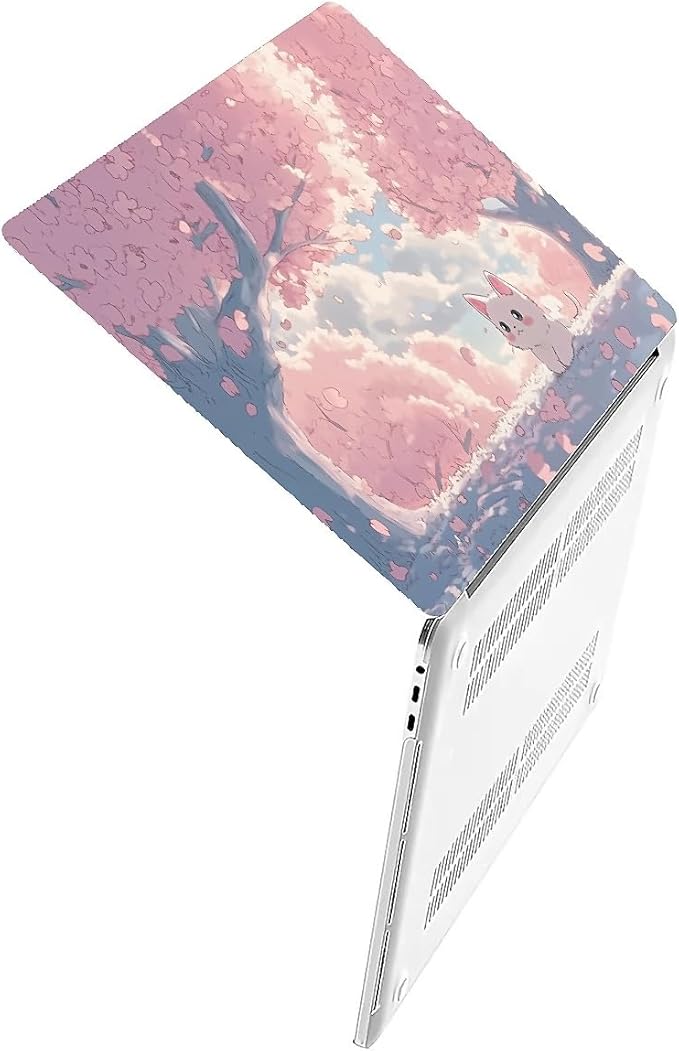 COTAIL Compatible with MacBook Air 13.3 13.6 Inch Case 2022 2021 2020 2019 Plastic Hard Shell Case Cover,13.3 Air (A1932/A2179/A2337), Cute Cat