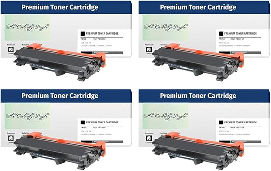 4Pk Jumbo New Compatible for Brother TN760, TN730, Hi-Yield, 6000 Pages Black Toner Cartridge, DCP-L2550DN, DCP-L2550DW, HL-L2310D, HL-L2350DW, HL-L2370DN