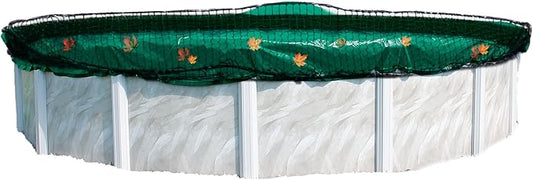In The Swim 28' Round Leaf Net Cover for Above Ground Swimming Pools - Removes Leaves, Sticks, and Small Debris from Your Winter Cover