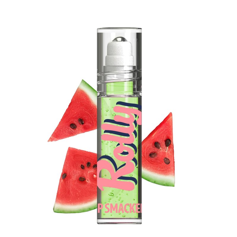 Lip Smacker Rolly Lip Gloss, Classic Roller-Ball Design for a Cooling Sensation, Hydrating & Moisturizing Shine - Watermelon