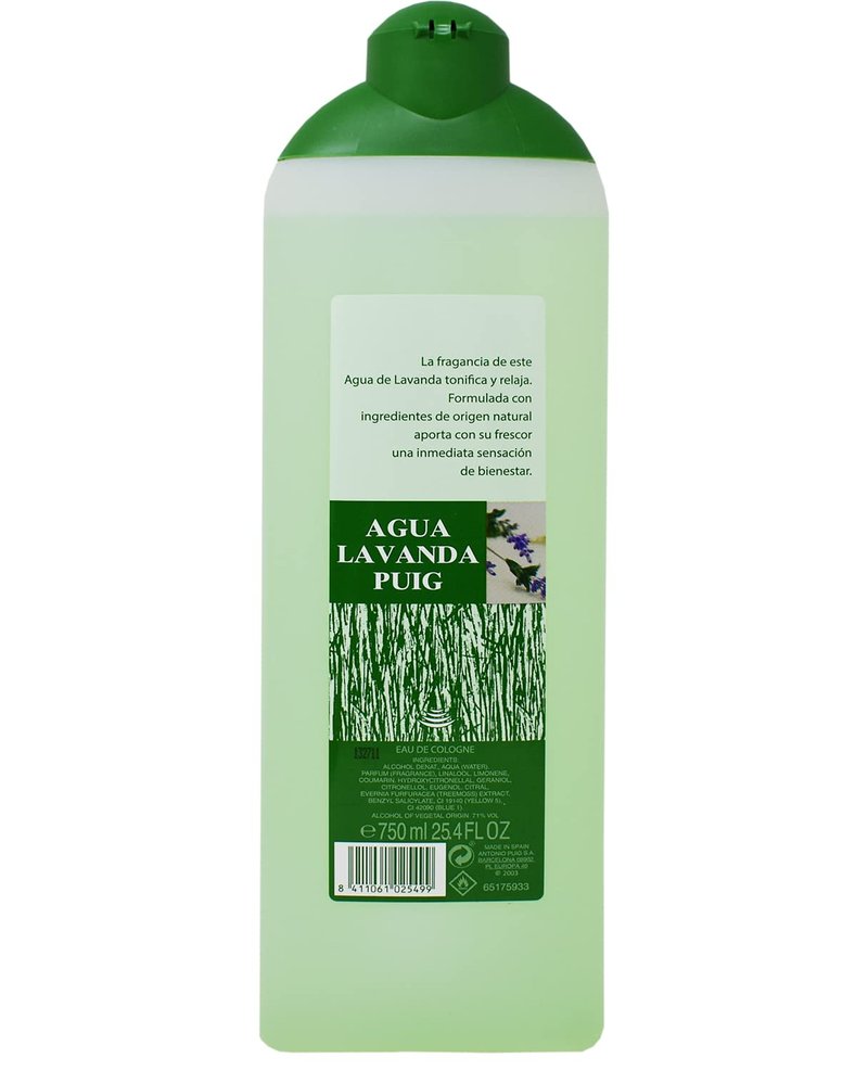 2 Agua Lavanda Cologne 750ml/25.5oz.