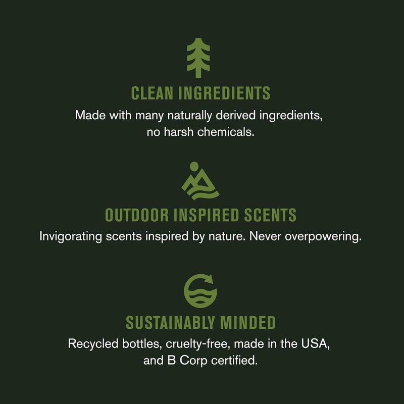 Every Man Jack 2-in-1 Daily Shampoo & Conditioner Variety Pack - 3 Outdoor-Inspired Scents | 13.5 oz (3 Pack)