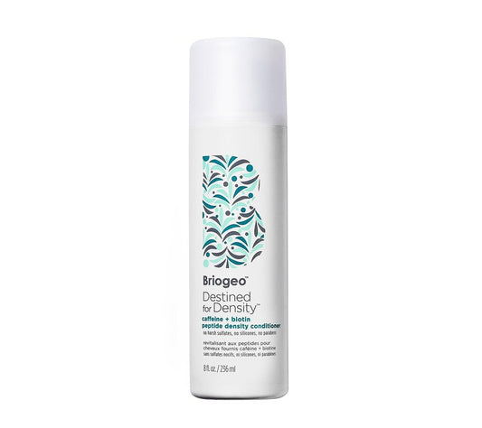 Briogeo Destined for Density Caffeine + Biotin Peptide Density Conditioner | Increases Hair Thickness and Volume for Fine or Thinning Hair | Silicone-Free | Vegan & Cruelty-Free | 8 fl oz