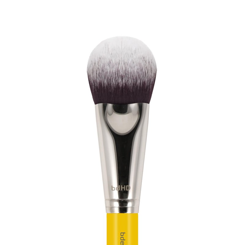 Bdellium Tools Professional Makeup Brush - Studio Series 988 BDHD Phase I Large Face Foundation/Powder - With Soft Synthetic Fibers, For Application & Blending (Yellow, 1pc)