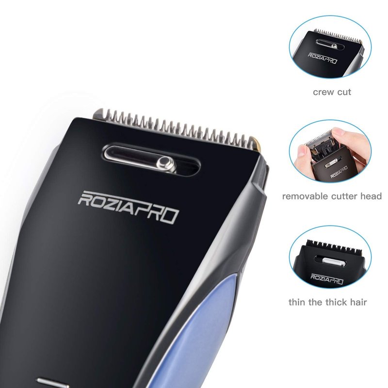 Roziapro Beard Trimmer for Men Cordless Hair Clipper Mustache Trimmer USB Rechargeable Home Hair Cutting Kit Precisely Fast Charging Low Noise