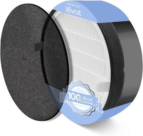 Levoit LV-H132 Air Purifier Filter - Genuine High-Efficiency Activated Carbon for Smoke & Odor Removal | 1 Pack