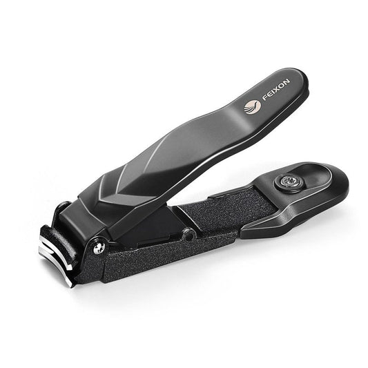 Nail Clippers for Men Women with Catcher - No Mess,Self-Collecting Heavy Duty Nail Clippers for Fingernails & Toenails, for Adult,Home,Travel,Gifts (No Splash Design)