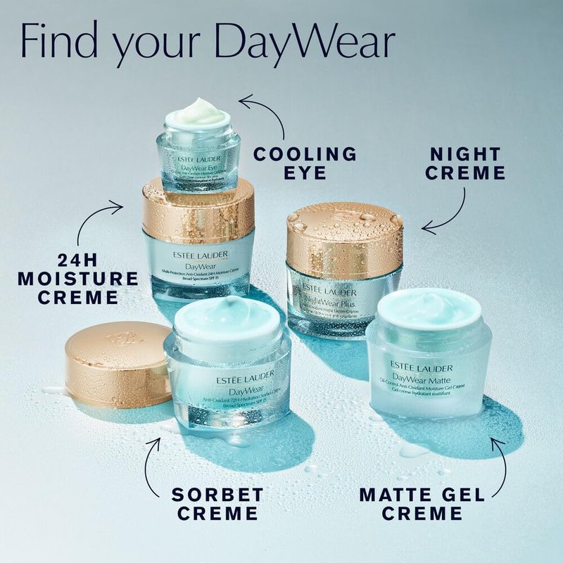Estée Lauder DayWear Sorbet Cream - 72H Hydration & SPF 15 | Oil-Free Face Moisturizer, 1.7 Oz