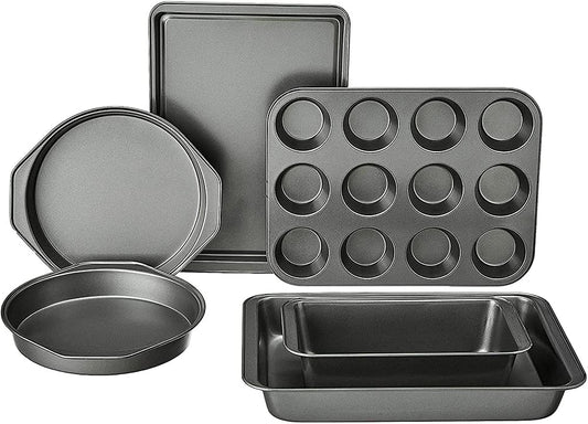 Skiennix Nonstick Bakeware Set - Essential Baking Tools for Perfectly Baked Goods | 5-Piece Set