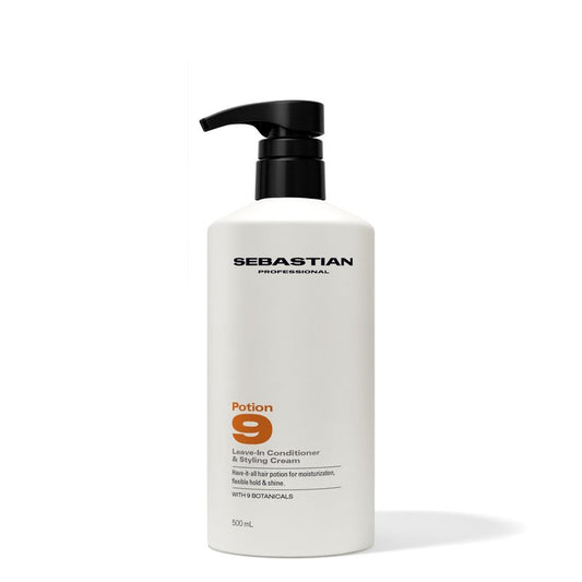 Sebastian Professional Potion 9 Leave-In Cream | Leave-in Conditioner with Flexible Hold | 16.9 fl oz | Packaging May Vary