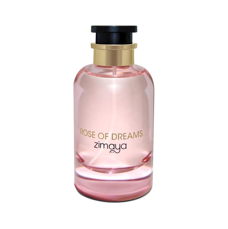 Zimaya Rose of Dreams Eau de Parfum - Romantic Rose & Amber Fragrance | 3.4 Fl. Oz