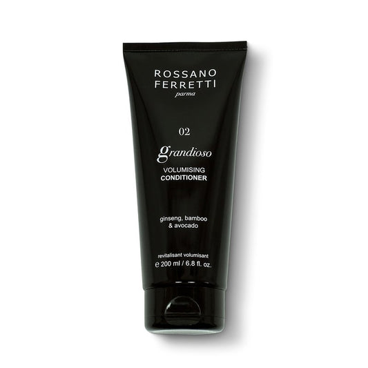 Rossano Ferretti Grandioso Volumizing Conditioner for Fine Hair with Ginseng for Body, Fullness, Volume | Luxury, Vegan, Paraben Free | 6.8 Fl Oz