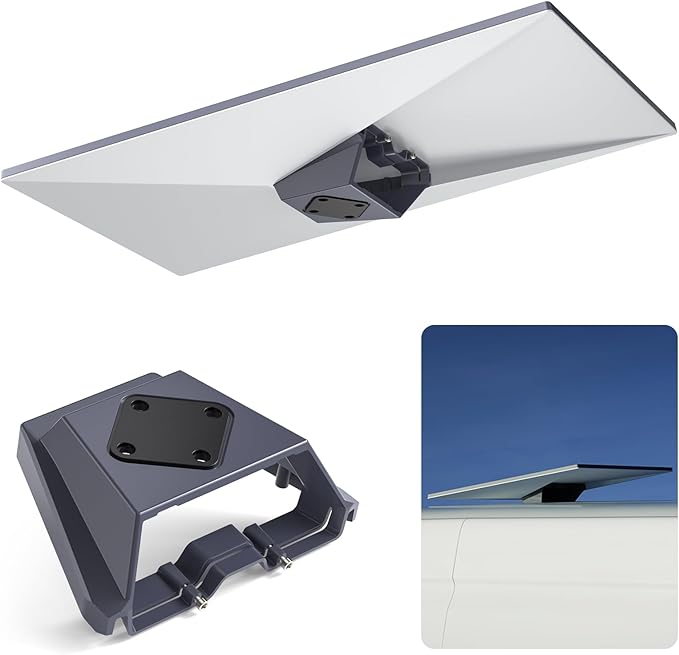 XLTTYWL Starlink Mount, Premium Starlink Standard Mobility Roof Bracket for Star Link Starlink Standard 4/4X/Gen 3 Flat Dishy Fits RV, Boat, Wood, Metal, Plastic or Slotted Vehicle Rails