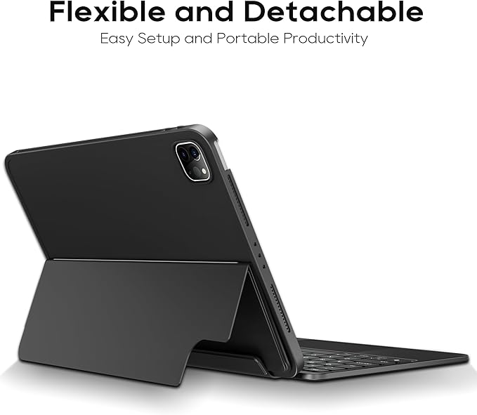 edaiser Detachable Keyboard Case for iPad Air 11 & 5th/4th Gen, Pro 11 inch