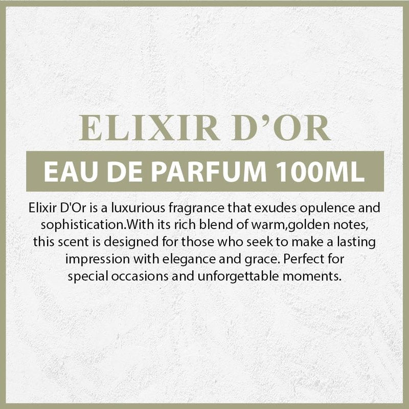 Elixir D'or For Women By Lorientale Fragrances Eau De Parfum 3.4 oz