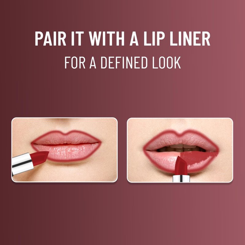 SWISS BEAUTY Pure Matte Creamy Lipstick | Non-drying, Highly pigmented Lipstick | Shade- Caramel, 3.8gm|