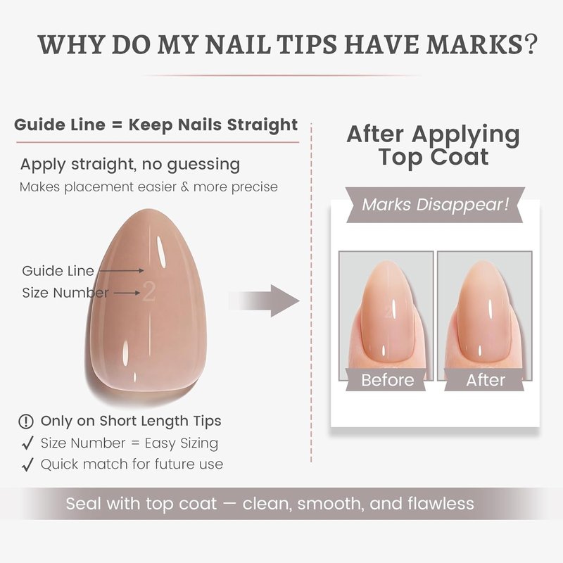 AILLSA Press on Nails Almond 140 PCS Fake Nails 4 in 1 Medium Glossy Nude Nails Press Ons, Long Lasting Pre-Shaped Gel Nails Natural False Nail for Nail Art DIY Women