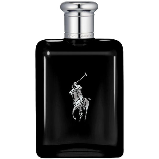 RALPH LAUREN FRAGRANCES Polo Black - Eau de Toilette - Men's Cologne - Woody & Fresh - With Patchouli, Sandalwood, and Mandarin - Medium Intensity - 6.7 Fl Oz