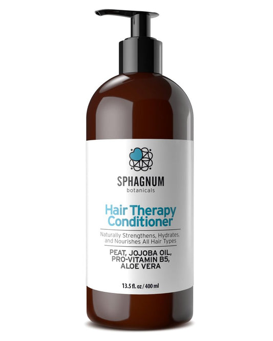 Sphagnum Botanicals Natural Psoriasis Conditioner 13.5 fl. oz. Peat Mud Support for Thin, Dry and Damaged Hair. Jojoba Oil and Aloe Vera for Silky Hair. Sulfate Free.