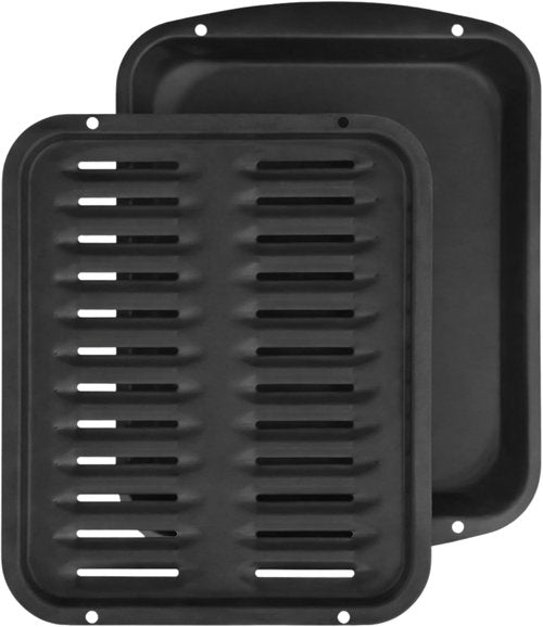 Broiler Pan for Oven by [Brand Name] - Nonstick Ceramic Coated 16.75” x 13” - Heavy Duty Heat Resistant Up to 550°F