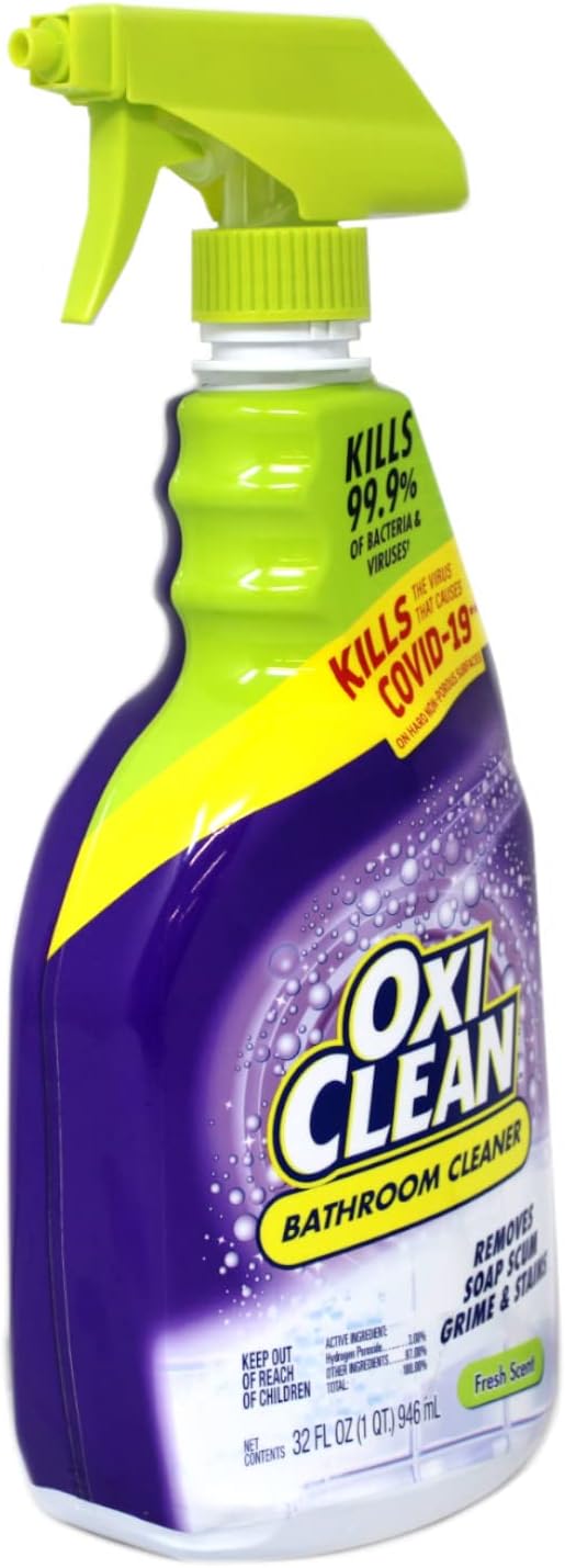 OxiClean Shower, Tub & Tile Cleaner 32 oz - 4 pack