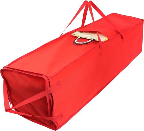 Demao Christmas Wrapping Paper Holder - 41-Inch Storage Bag for Up to 25 Rolls | Durable Organizer