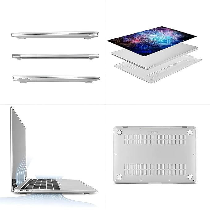COTAIL Compatible with MacBook Air 13.3 13.6 Inch Case 2022 2021 2020 2019 Plastic Hard Shell Case Cover,13.3 Air (A1932/A2179/A2337), Galaxy