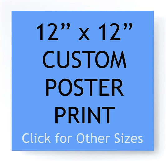 Pera Print - Custom Poster Print | Upload Your Image for Personalized 12 x 12 Inch Photo Prints