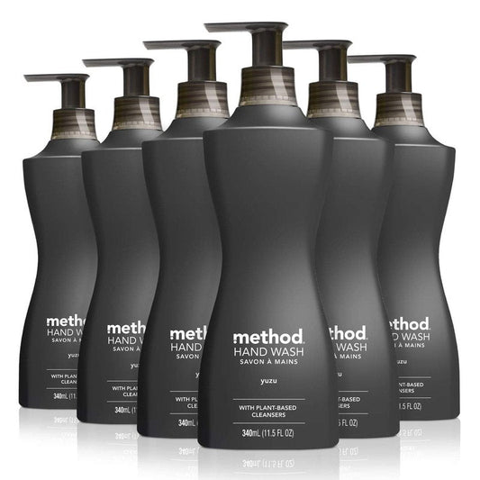 Method Gel Hand Wash, Yuzu, 11.5 fl oz (Pack of 6)