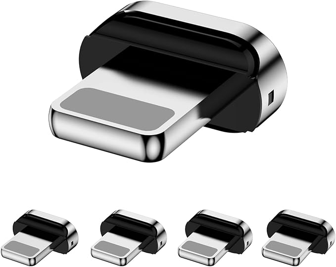 CNakdDG Magnetic Connector Tips Head for Iproduct Devices (5 Pack), only Compatible 3A Magnetic Charging Cable