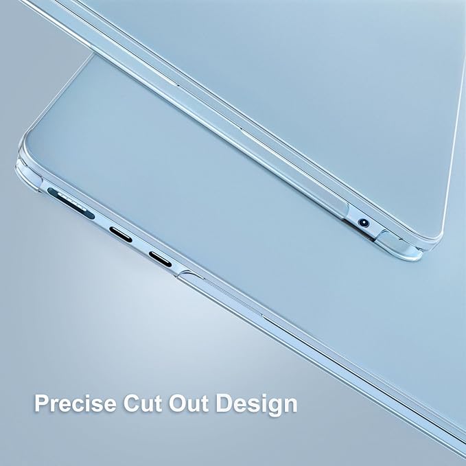MOSISO Compatible with MacBook Air 13 inch Case M5 2026 M4 2025 M3 M2 2024-2022 A3449 A3240 A3113 A2681, Hard Shell&Keyboard Cover&Screen Film&Type C for MacBook Air 13.6 inch Case, Sky Blue