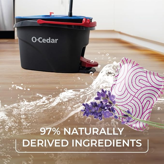 O-Cedar Floor Cleaning 20ct Pacs Lavender Scent 10ct (2-Packs)