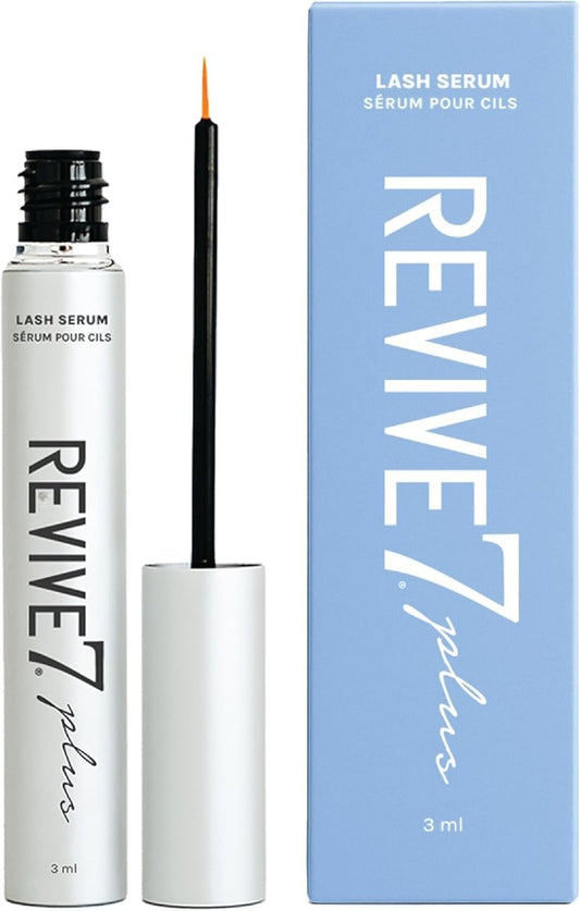 Revive7 Plus Revitalizing Lash Growth Serum for Eyelash Thickness - Serum Brow Enhancer Eyebrow - Lash Enhanced Formula for Longer, Full and Thicker Natural Eyelash, Made in Canada (3 ml)