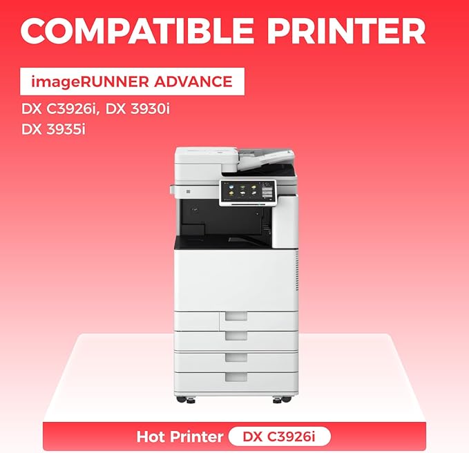GPR-66 GPR66 Toner Cartridge Set 4-Pack High Yield Compatible for Canon GPR-66 Toner 5753C003AA 5754C003AA 5755C003AA 5756C003AA for Canon Color imageRUNNER ADVANCE DX C3926i C3930i C3935i Printer Ink