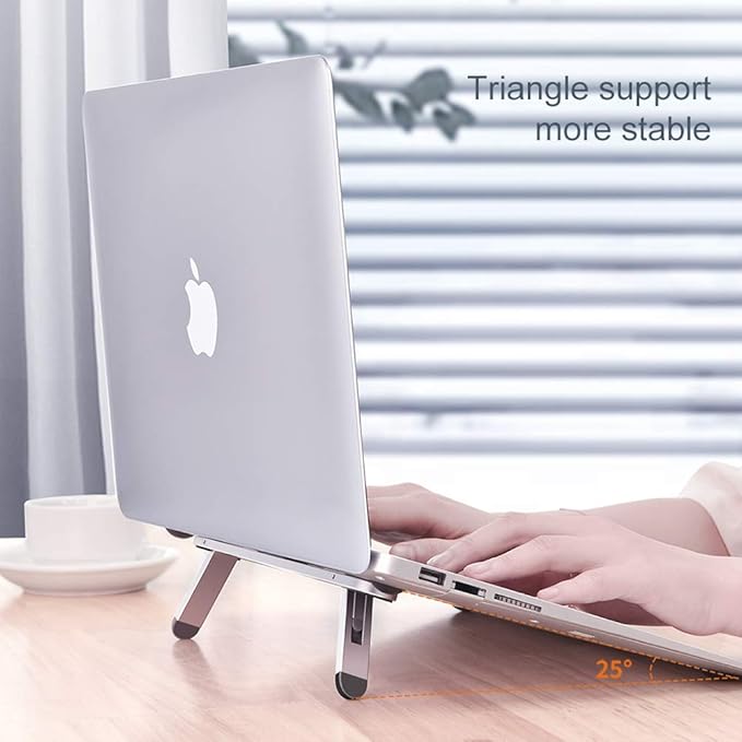 nediea Laptop Stand for Desk,Laptop Cooling Stand,Keyboard Riser, Ergonomic Laptops Elevator for Desk, Laptops Riser Compatible with MacBook Air Pro, with Dell, with HP, More 10-15.6” Computer