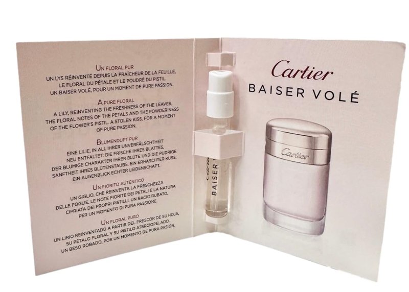 CARTIER 12 Pk Baiser Vole Eau De Parfum Perfume Sample .05 Fl Oz / 1.5 Ml NEW