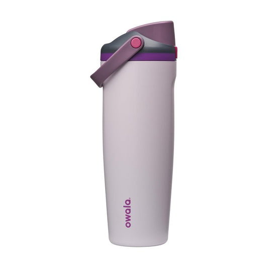Owala FreeSip Sway Insulated Stainless Steel Water Bottle with Two-Way Spout, Built-In Straw and Bucket Handle, Made for Travel, School, and Sports, 30oz, BPA Free, Leak Proof, Dreamy Field