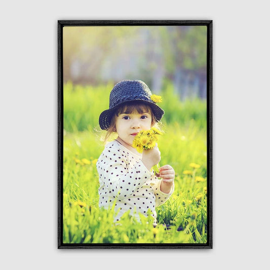 wall26 Framed Canvas Wall Art - Custom Home Decor for Living Room & Bedroom | 24"x36", Black Frame