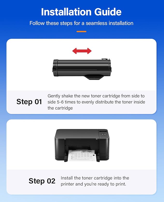 KingKJ VersaLink B400 B405 106R03584 Black Toner Cartridge 2-Pack
