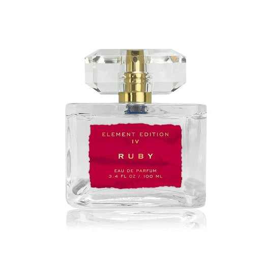 Element Edition Women's Perfume Spray - Ruby | Cherry, Golden Amber & Vanilla Notes - 3.4 oz (100 mL)