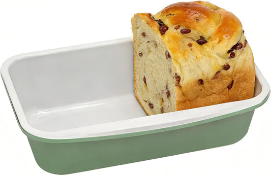 Skiennix Non-Stick Bread Loaf Pan - 9x5 Inch Ceramic Coating, Oven Safe to 550°F, Dishwasher Safe | Pistachio Green