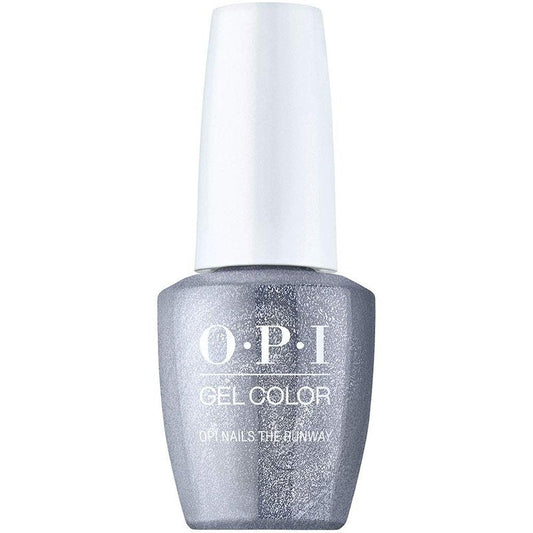 OPI GelColor, OPI Nails the Runway, Gray Gel Nail Polish, Milan Collection, 0.5 fl oz