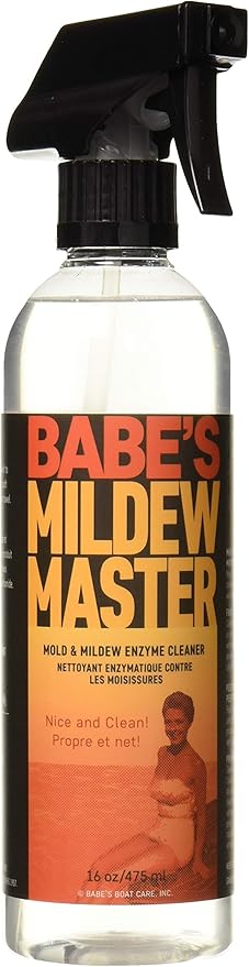 Babeâs Mildew Master â Lifts Marine Grime for Boats â Enzyme & Peroxide Formula â Safe for Carpet, Vinyl & Hard Surfaces