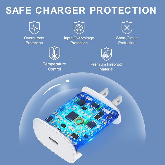iPhone 17 16 15 Charger Fast Charging,30W USB C Charger Type C Charger Phone Chargers iPhone&10 Ft Long USB C to C Cable Fast Charging Cord for iPhone 17 Air/17 Pro/17 Pro Max/16 15 Pro Max Plus,iPad