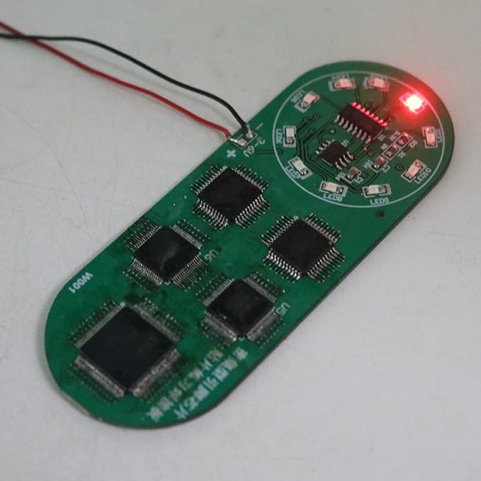 Yidab Soldering Practice Kit DIY Circular Red LED SMD Circuit Kit Learn Soldering Kit For Beginners