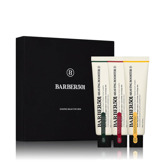 Barber501 Shaving Booster Balm Shaving Cream Men, Shaving Gel, Shave Oil, Travel Shaving Cream (3, Red,Green,Yellow)
