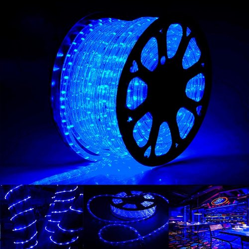 LED Rope Lights - 150ft Connectable & Flexible Tube Lights with 8 Modes | Waterproof for Outdoor & Indoor Use (Blue)