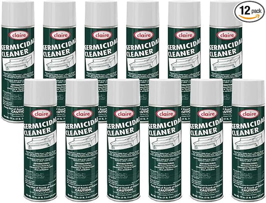 Claire CL873-12pk Germicidal Cleaner, 19 Ounce (Pack of 12)